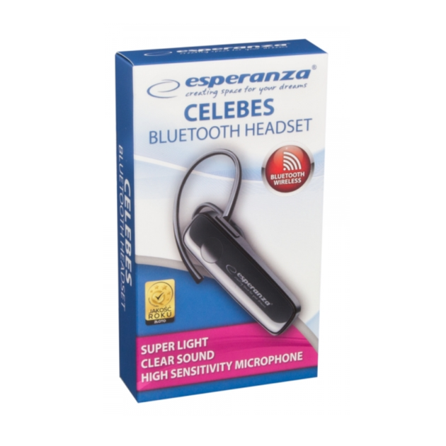 Bluetooth-гарнитура Esperanza EH184K до 10м Черный - изображение 3