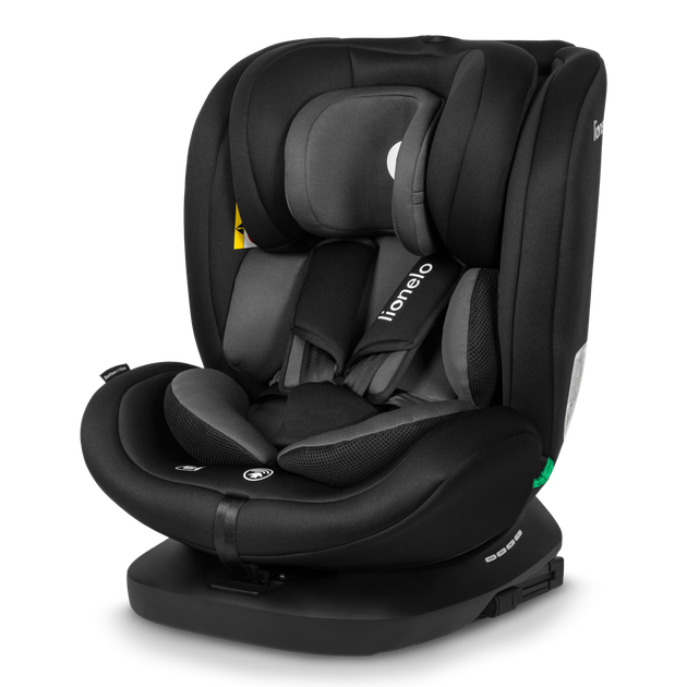 Дитяче автокрісло Lionelo BASTIAAN I-SIZE BLACK GREY - Фото 1 Дитяче автокрісло Lionelo BASTIAAN I-SIZE BLACK GREY - зображення 1