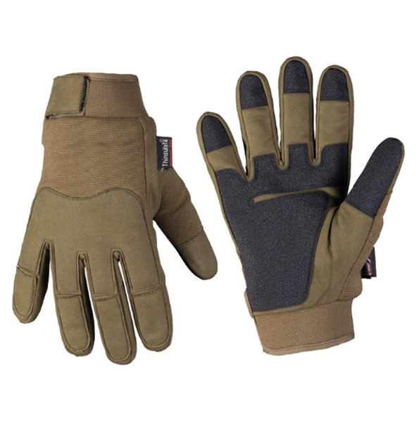 Перчатки тактические Mil-Tec Армейские зимние L Олива ARMY GLOVES WINTER OLIV (12520801-904-L) M-T - изображение 1