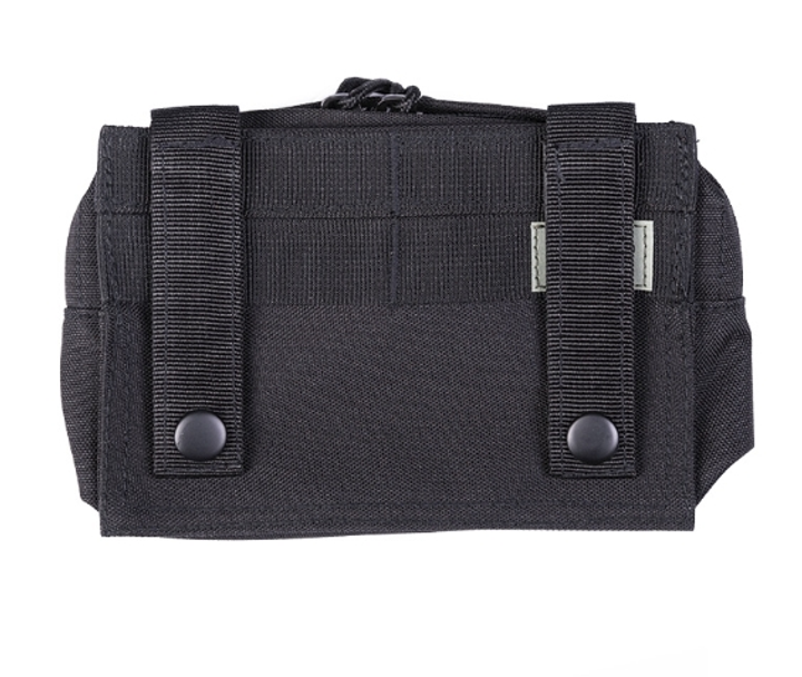 Подсумоко тактический Военная сумка Mil-Tec Черный MOLLE BELT POUCH SM SCHWARZ (13487002) M-T - изображение 1