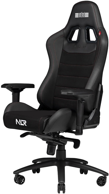 Fotel gamingowy Next Level Racing ProGaming Chair Leather & Suede Edition Black (NLR-G003) - obraz 3