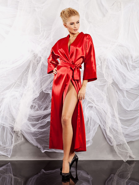 Халат жіночий DKaren Housecoat 130 XS Red (5901780668211) - зображення 1