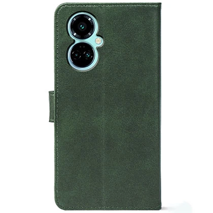 Чохол-книжка Crazy Horse Clasic для Tecno Camon 19 / 19 Pro Dark Green (Front) (49717) - зображення 3