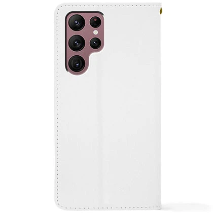 Чохол-книжка Crazy Horse Clasic Samsung Galaxy S22 Ultra (S908) White (Strong) (49575) - зображення 3