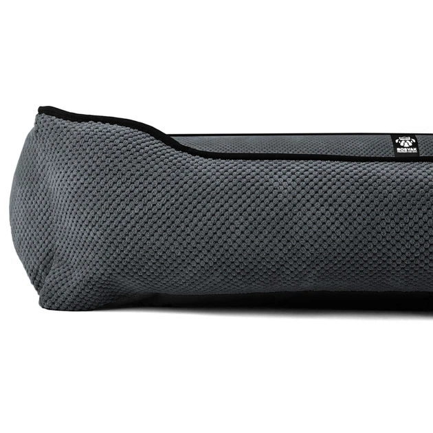 Лежак для собак всех пород EGO Bosyak Soft 2XL 120x100 Серый (лежанка для больших собак от 30 кг) - изображение 5