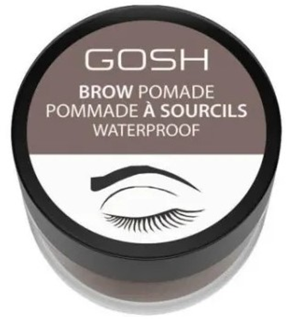 Pomada do brwi Gosh Brow Pomade 001 Brown 4 ml (5711914140892) - obraz 1