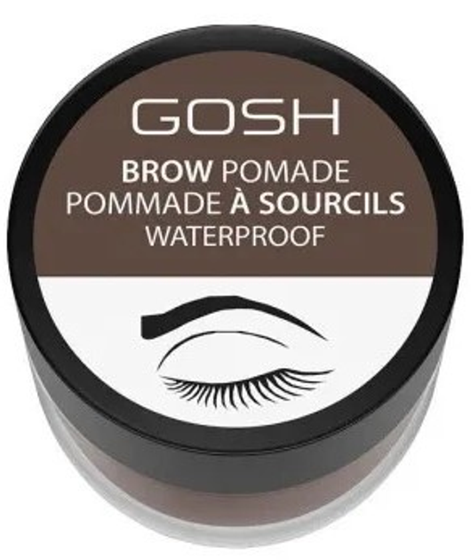 Помада для брів Gosh Brow Pomade 002 Сіро-коричнева 4 мл (5711914140960) - зображення 1