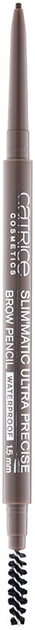 Олівець для брів Catrice Cosmetics Slim'matic Ultra Precise Brow Pencil Wp 025-Warn Brown 0.09г (4059729191779) - зображення 1