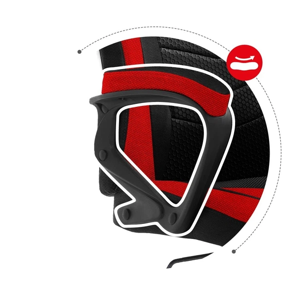 Компютерне геймерське крісло HUZARO Force 2.5 RED тканина - зображення 9