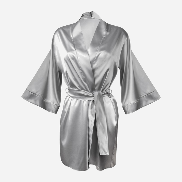 Халат жіночий DKaren Housecoat Avery S Silver (5903251432277) - зображення 2