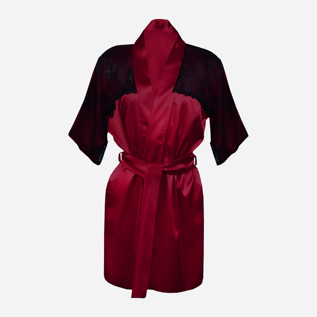 Халат жіночий DKaren Housecoat Barbara 2XL Crimson (5903251395442) - зображення 1