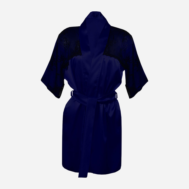 Podomka DKaren Housecoat Barbara XL Navy Blue (5903251396098) - obraz 1