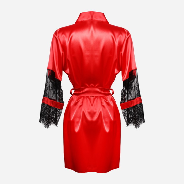 Podomka DKaren Housecoat Beatrice S Red (5903251396425) - obraz 2