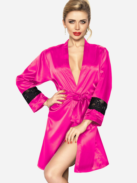 Халат жіночий DKaren Housecoat Betty S Dark Pink (5902230058873) - зображення 1