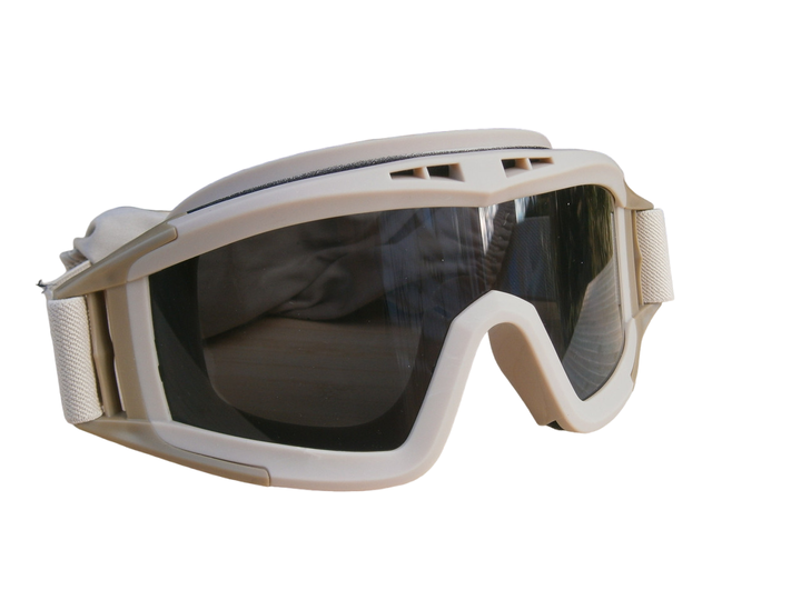 Захисні тактичні окуляри-маска Тactic Coyote зі змінним склом - зображення 2