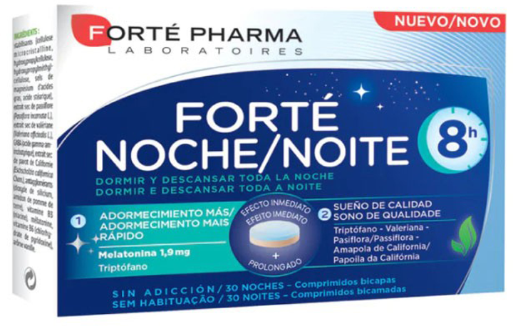 Suplement diety Fort Pharma Forte Night 8 Hours 30 Days (8470001940346) - obraz 1