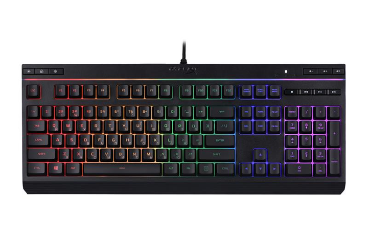 Клавиатура HyperX Alloy Core USB RGB ENG/UA Black (4P4F5AA) – фото ...