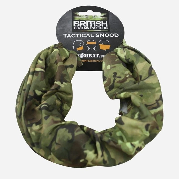 Тактический бафф Kombat UK Tactical Snood Uni Мультикам (kb-ts-btp) - изображение 1