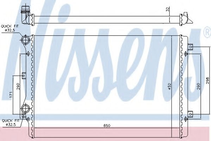 Радиатор Nissens (65279A) - изображение 1