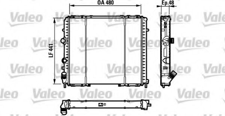 Радиатор Valeo (732072) - изображение 1