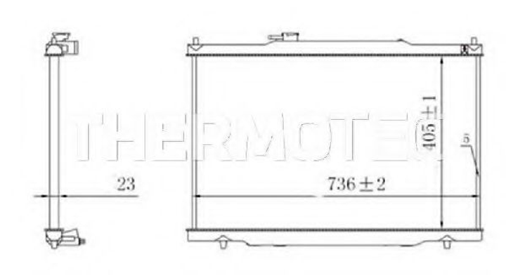 Радіатор Thermotec (D7P019TT) - зображення 2