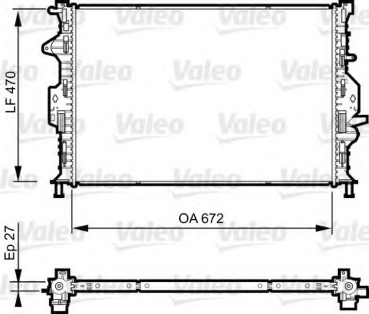 Радиатор Valeo (735374) - изображение 1