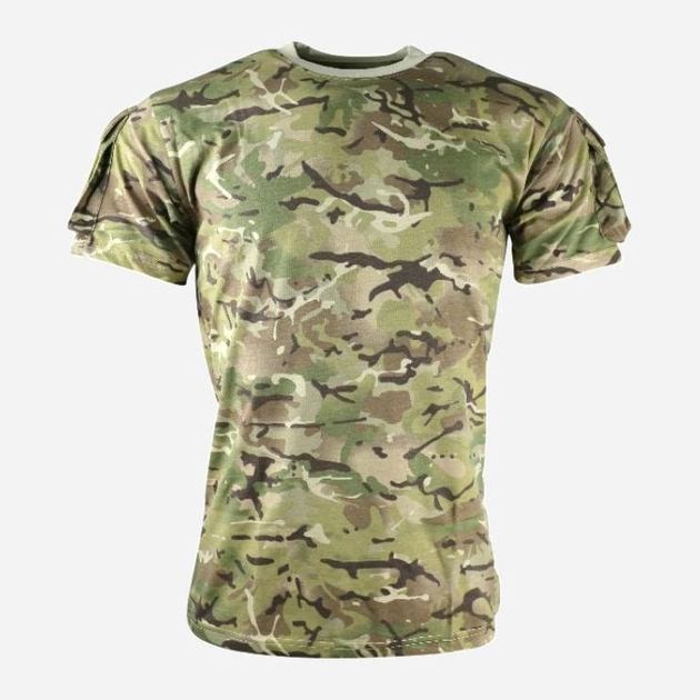 Тактична футболка Kombat UK TACTICAL T-SHIRT L Мультикам (kb-tts-btp-l) - зображення 1