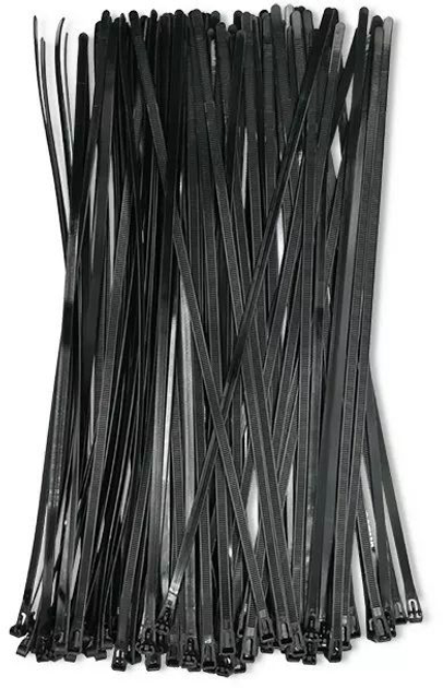 Opaski zaciskowe Qoltec 7.2x450 mm Nylon UV Czarny (5901878522371) - obraz 5