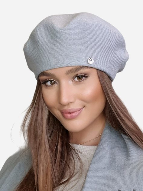 Beret Kamea K.22.036.06 One Size Szary (5903246758702) - obraz 1