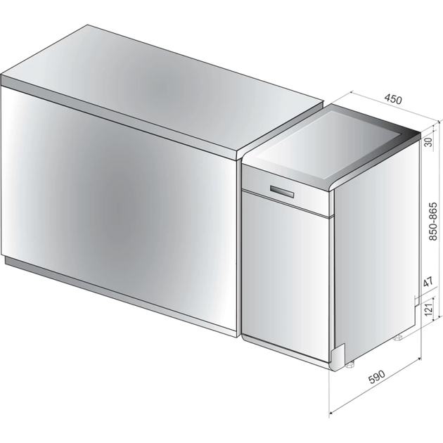 Посудомоечная машина INDESIT DSFE1B10 - изображение 11
