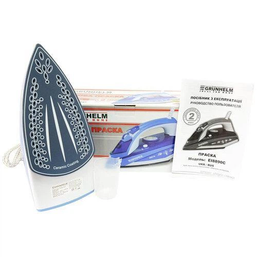 Утюг Grunhelm EI-8890-С 2500 Вт 3980835 - изображение 2