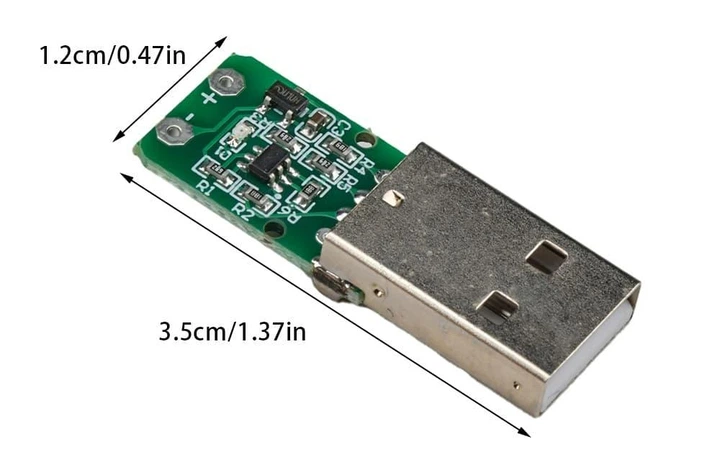 Quick Charge (QC) USB type-A (male) trigger триггер 12v max 2.5a 30w + корпус (A class) 1 день гар. 4529710 - изображение 4