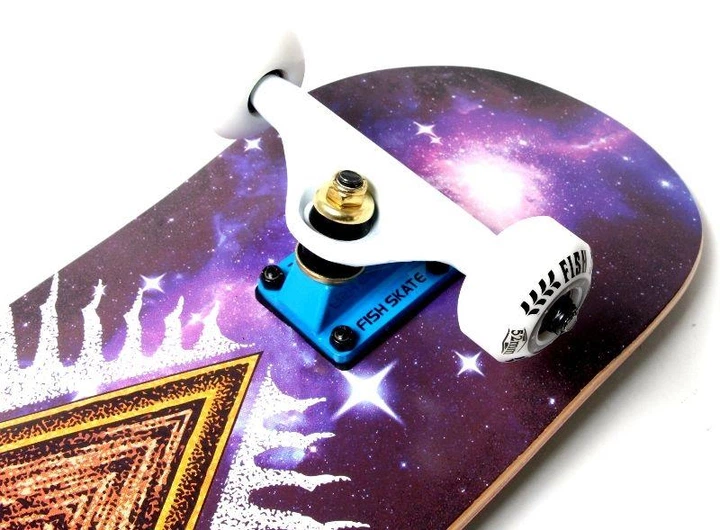 Профессиональный скейтборд (Скейт) канадский клен Fish Skateboard "Mason" - изображение 4