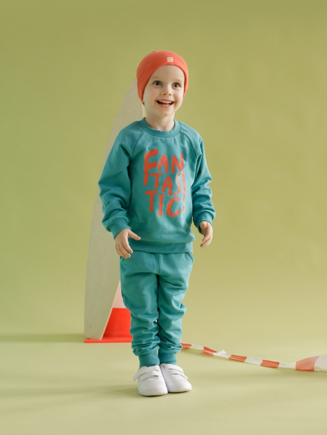 Spodnie dresowe dziecięce Pinokio Orange Flip 122 cm Turquoise (5901033308598) - obraz 2