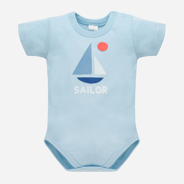 Боді-футболка Pinokio Sailor 74 см Blue (5901033302824) - зображення 1