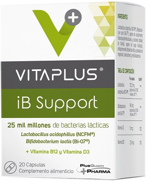 Дієтична добавка Vitaplus IB Support 20 капсул (8437012861329) - зображення 1
