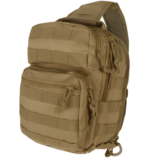 Рюкзак однолямковий MIL-TEC One Strap Assault Pack 10L Coyote - зображення 2
