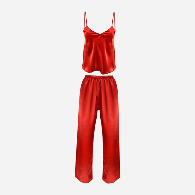 Piżama (podkoszulek + spodnie) DKaren Set Iga M Red (5901780628918) - obraz 1