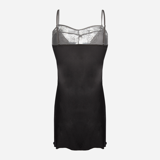 Koszula nocna damska DKaren Slip Aria S Czarna (5902686565956) - obraz 4