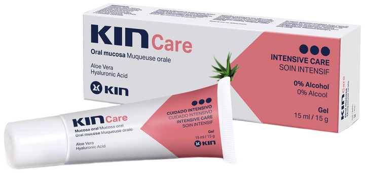 Зубной гель Kin Care уход за слизистой рта с Алоэ вера и Гиалуроновой ...