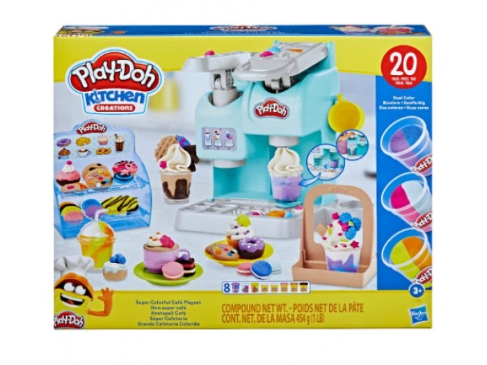 Набор для лепки с тестом Разноцветное кафе, Play Doh, F5836 - Фото 5 Набор для лепки с тестом Разноцветное кафе, Play Doh, F5836 - изображение 5