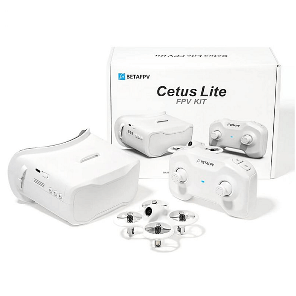 Квадрокоптер BETAFPV Cetus Lite FPV Kit - FPV-дрон с камерой, барометр, очки Белый - изображение 4