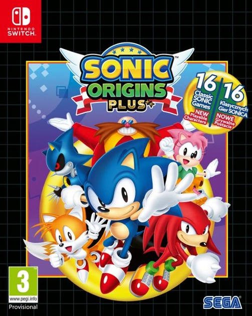 Gra Nintendo Switch Sonic Origins Plus Edycja Limitowana (kartridż) (5055277050536) - obraz 1