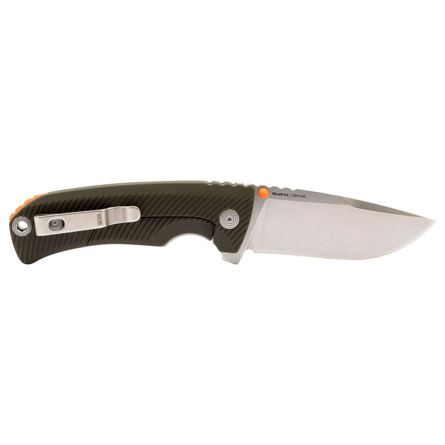Розкладной нож SOG Tellus FLK, Olive Drab (SOG 14-06-01-43) - изображение 1