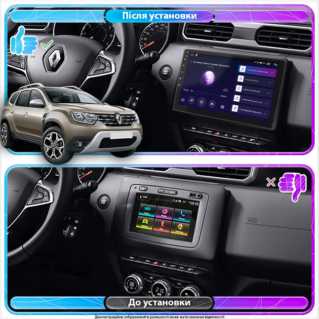 Штатная магнитола Renault Duster тип 2 2010-2015 на Android