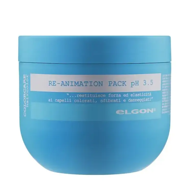 Восстанавливающая маска для поврежденных волос Elgon Colorcare Re-Animation Pack, 500 мл - Фото 1 Восстанавливающая маска для поврежденных волос Elgon Colorcare Re-Animation Pack, 500 мл - изображение 1