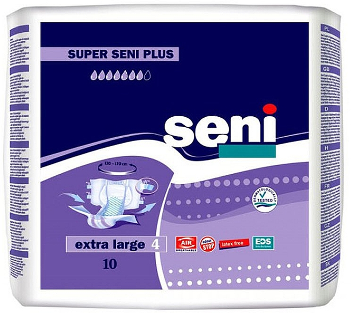 ROZETKA | Подгузники Super Seni Plus Extra Large "4" 10шт (10 шт., 30 ...