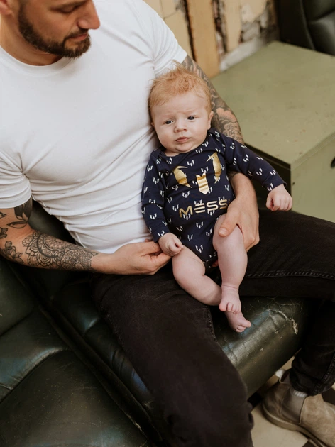 Body niemowlęce dla chłopca Messi S49308-2 74-80 cm Białe (8720815172304) - obraz 5