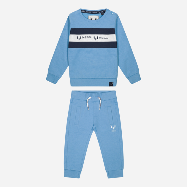 Komplet (bluza + spodnie) dla chłopca Messi S49311-2 110-116 cm Jasnoniebieski (8720815172519) - obraz 1
