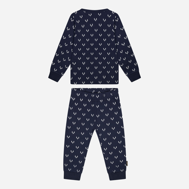 Піжама (штани + світшот) дитяча Messi S49310-2 86-92 см White/Navy (8720815172427) - зображення 2
